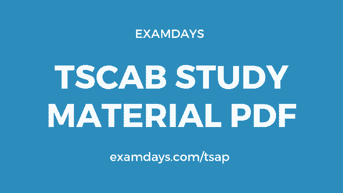 tscab study material